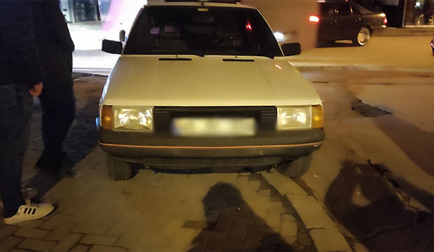 Akyazı'da kaza anı kamerada