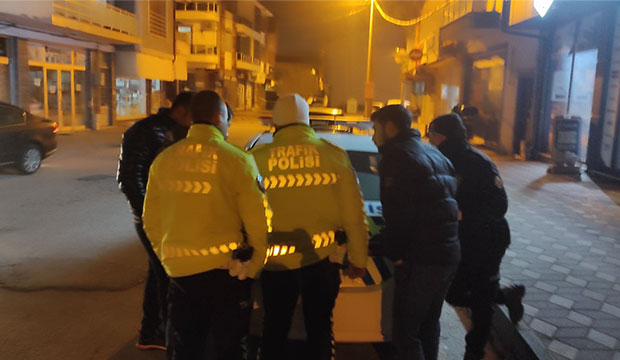 Akyazı'da kaza anı kamerada