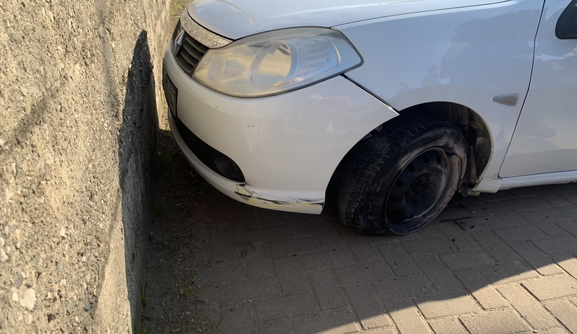 Akyazı'da kaza anı kameraya yansıdı