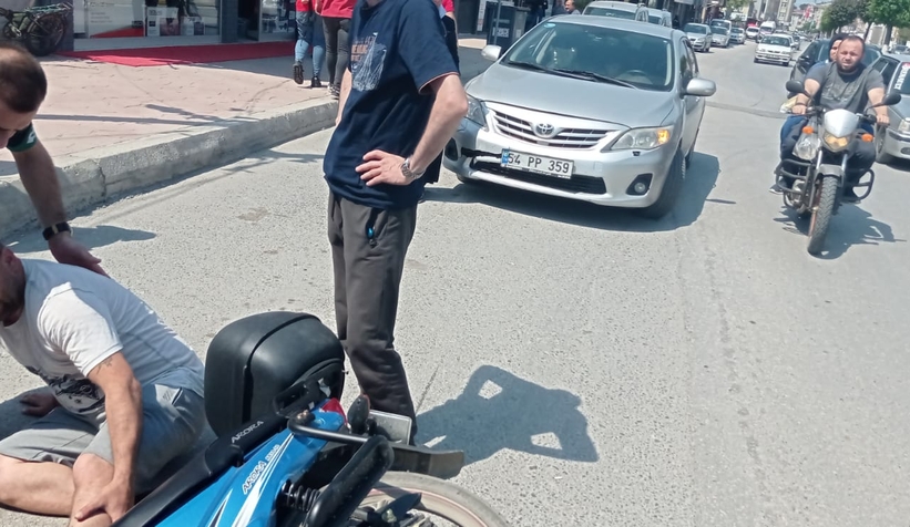 Akyazı'da kaza böyle geldi