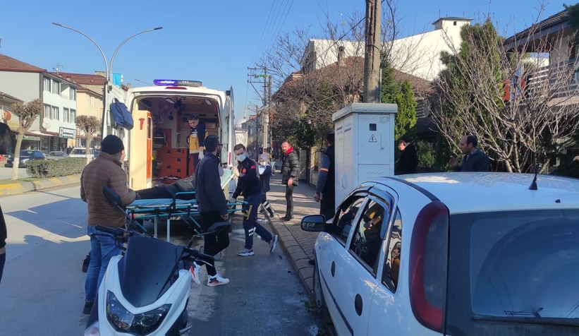 Akyazı'da kaza:1 Yaralı