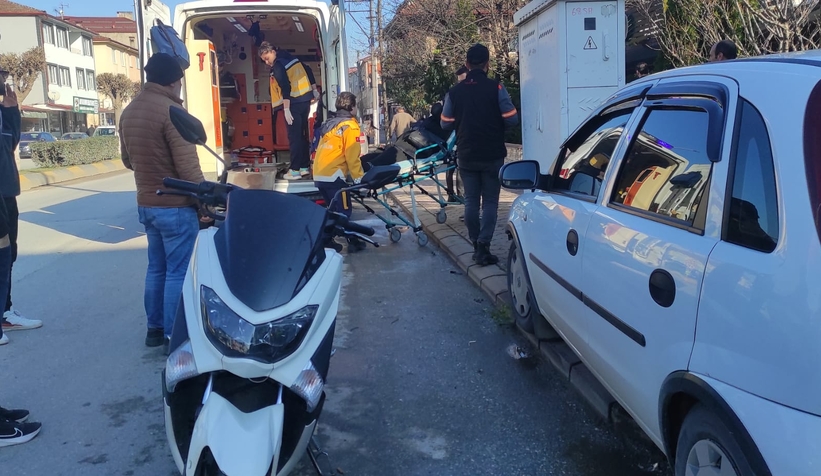 Akyazı'da kaza:1 Yaralı