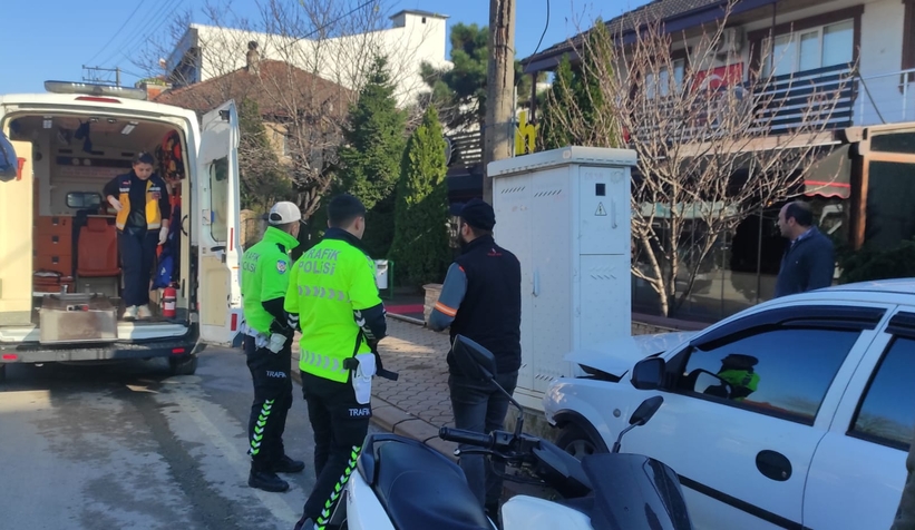 Akyazı'da kaza:1 Yaralı