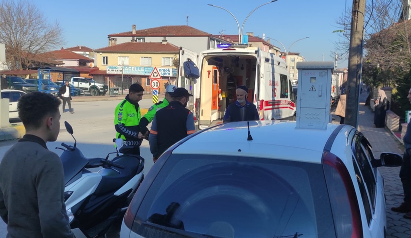 Akyazı'da kaza:1 Yaralı