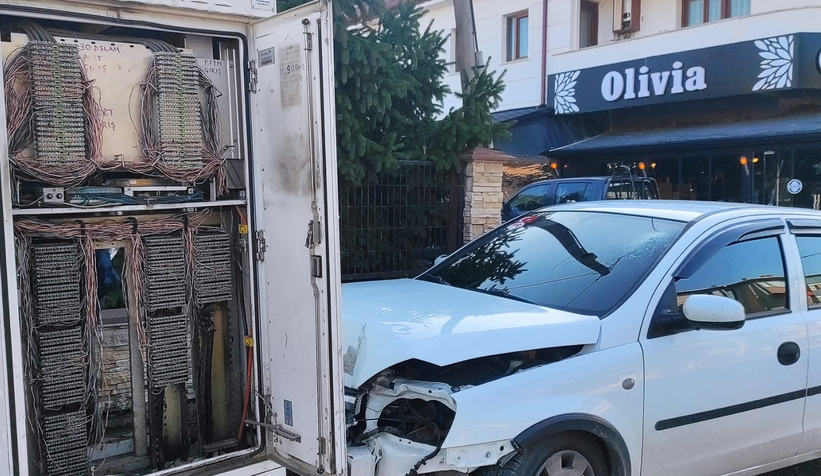 Akyazı'da kaza:1 Yaralı