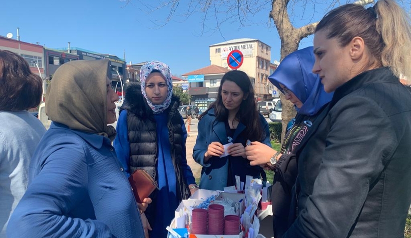 Akyazı'da kolorektal kanseri farkındalık etkinliği