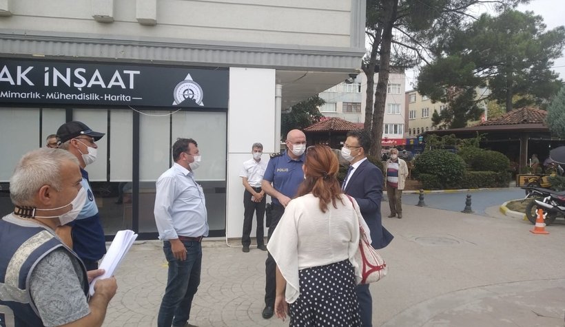 Akyazı'da korona denetimi