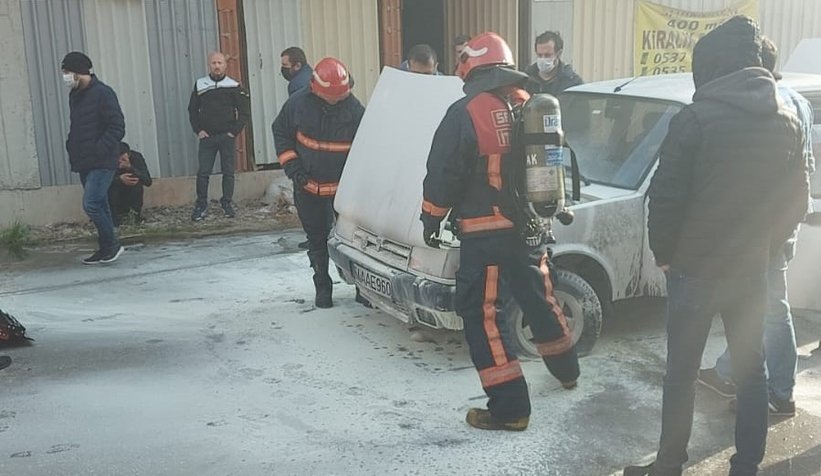 Akyazı'da panik anları