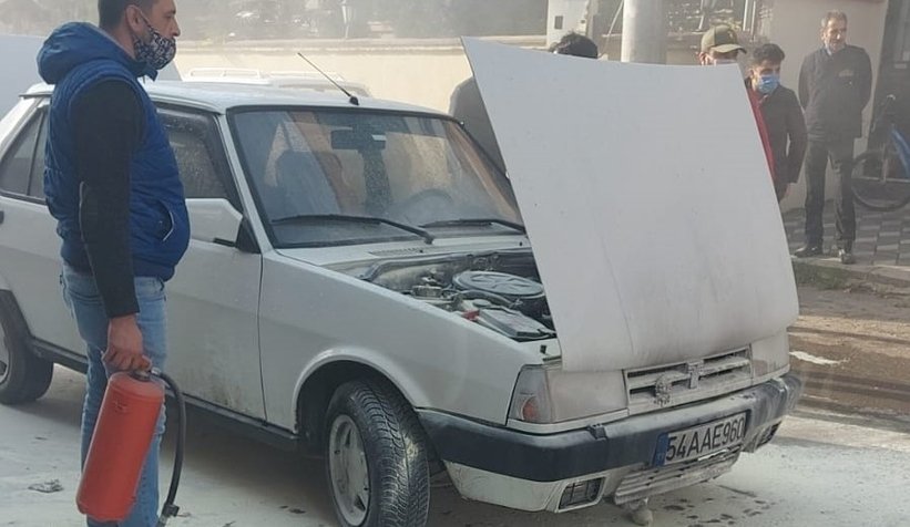 Akyazı'da panik anları