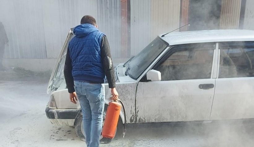 Akyazı'da panik anları