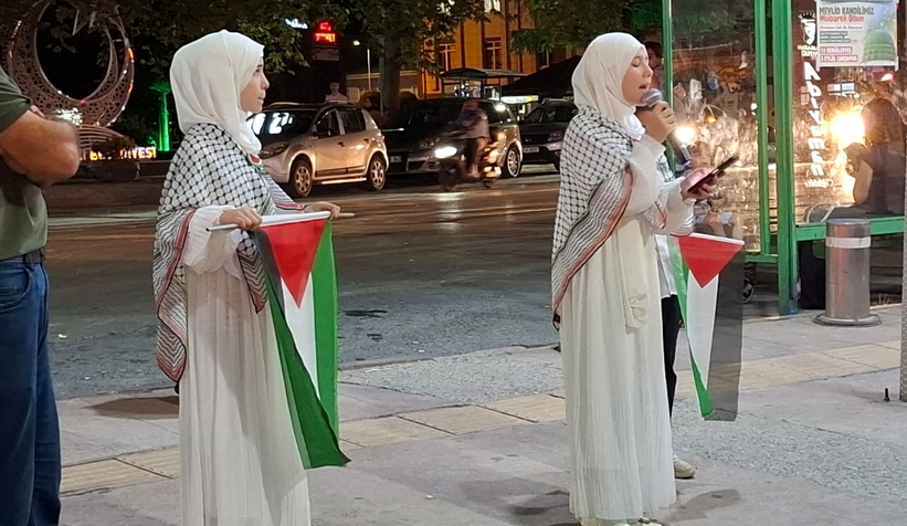 Akyazı'da STK'lardan Gazze için vicdan nöbeti