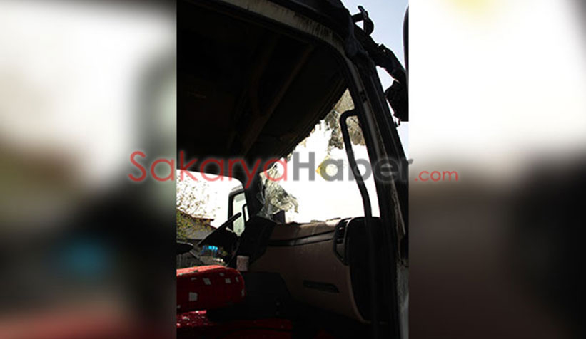 Akyazı'da tır yandı