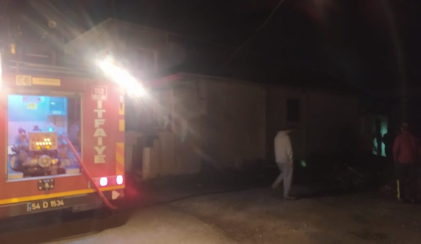 Akyazı'da yangın paniği