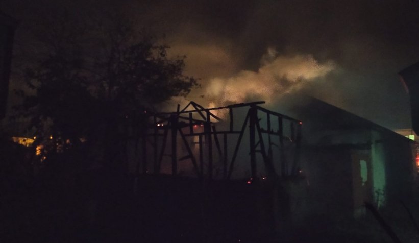 Akyazı'da yangın paniği