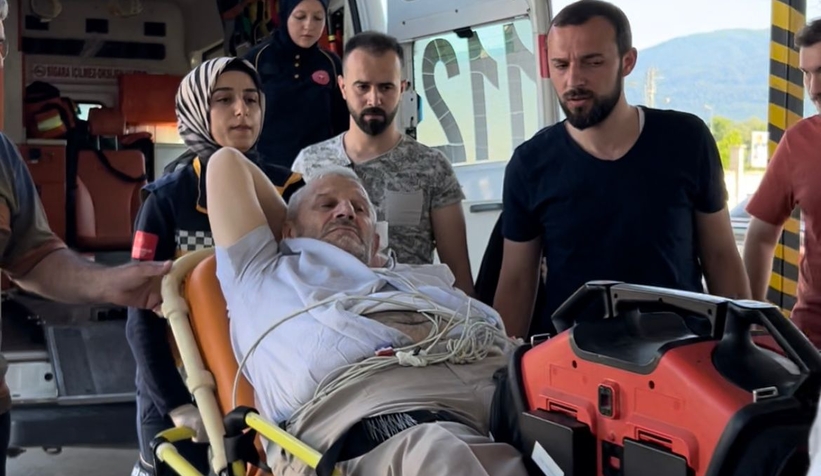 Akyazı'da yorgun mermi başına isabet etti