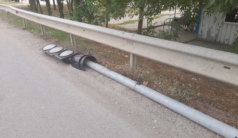 Akyazı Hastane Kavşağında kaza