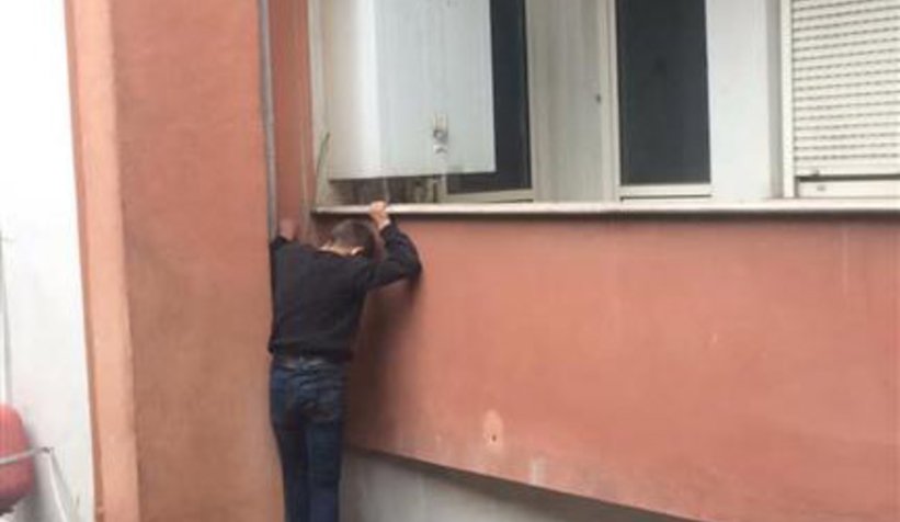 Akyazı merkezinde yürekleri ağza getiren olay