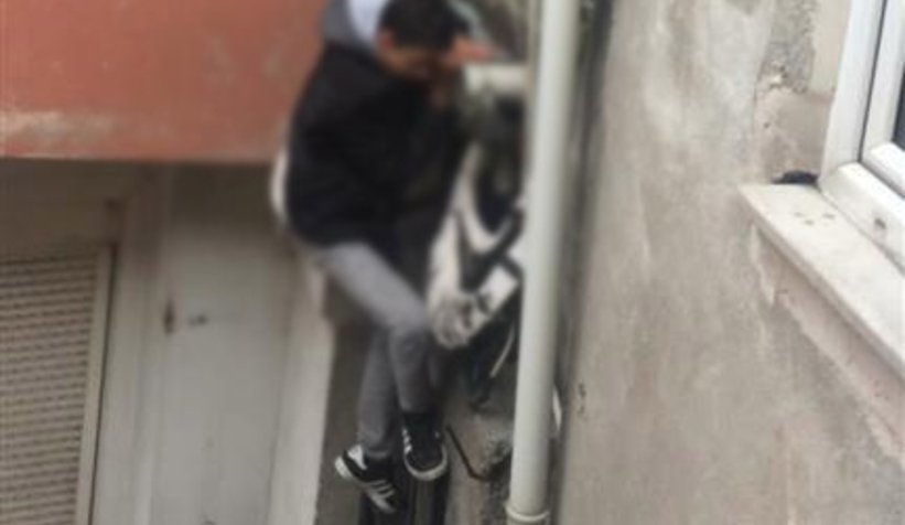 Akyazı merkezinde yürekleri ağza getiren olay