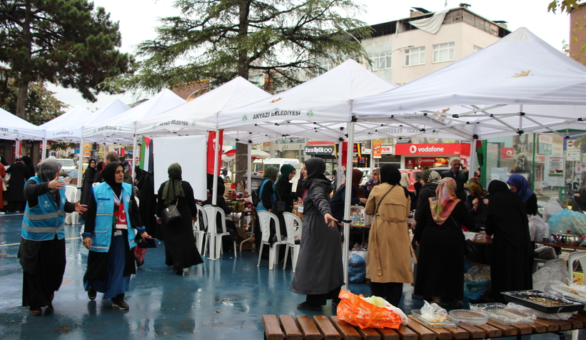 Akyazı Müftülüğü'nden Gazze için yardım kermesi