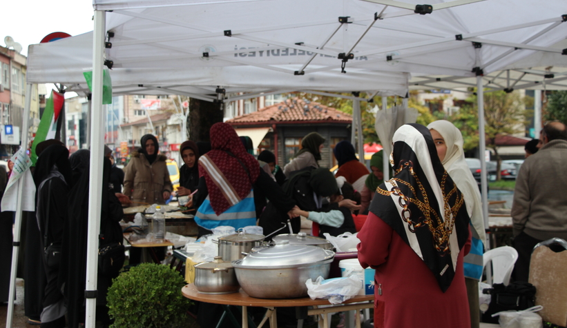 Akyazı Müftülüğü'nden Gazze için yardım kermesi