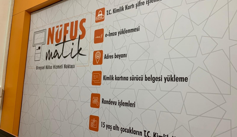 Akyazı'ta nüfusmatik vatandaşların hizmetine sunuldu