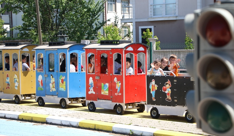  Akyazı Trafik Park'a yoğun ilgi