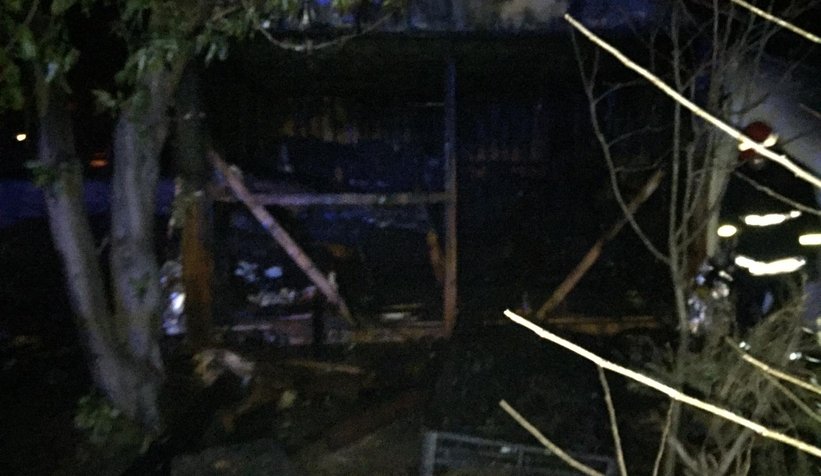 Akyazıda barakada feci ölüm