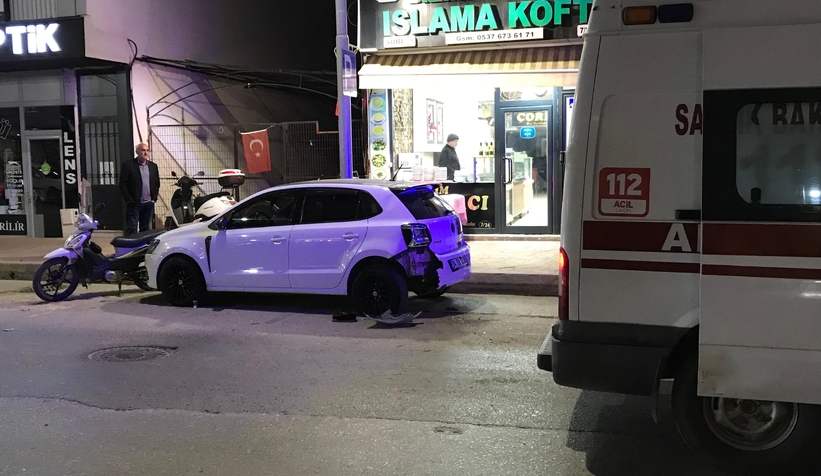 Akyazıda kaza: 5 yaralı