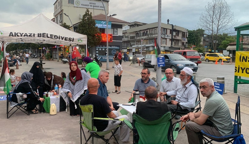 Akyazı’da Mazlumlar İçin Vicdan Nöbeti Başladı