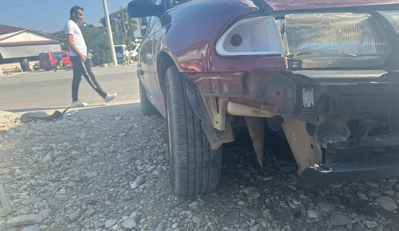 Akyazı’da motosiklet ile otomobil çarpıştı: 1 yaralı