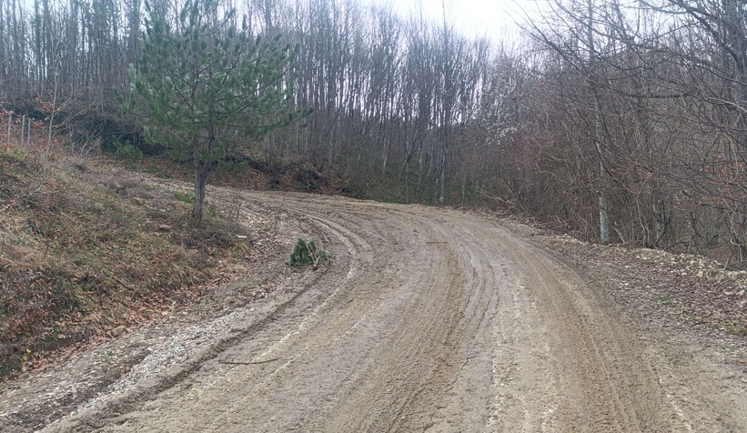 Akyazıda vatandaşın yol tepkisi; Çamur içinde