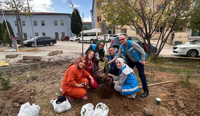 Akyazı’da Yeşil Vatan Seferberliği: 400 Fidan Toprakla Buluştu