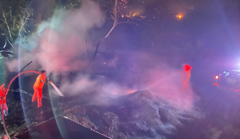 Akyazıdaki orman yangını büyümeden söndürüldü