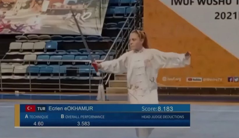 Akyazılı Ecrin Dünya Şampiyonu oldu