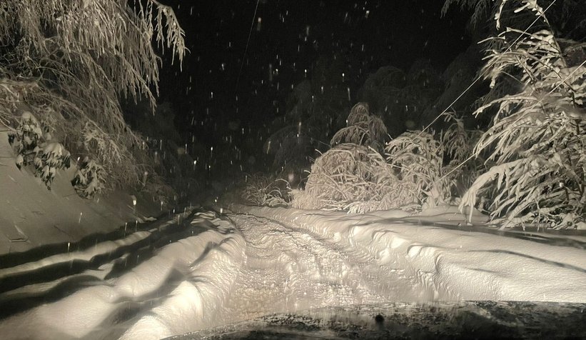 Akyazılı Off Roadçıların kar macerası