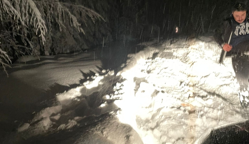 Akyazılı Off Roadçıların kar macerası