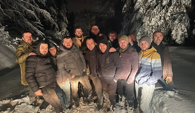 Akyazılı Off Roadçıların kar macerası