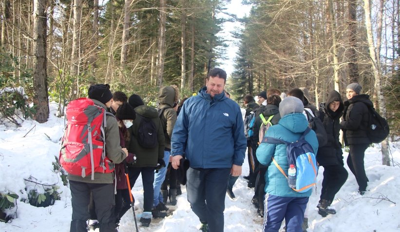 Akyazılı öğrenciler Sarıkamış Şehitleri için yürüdü