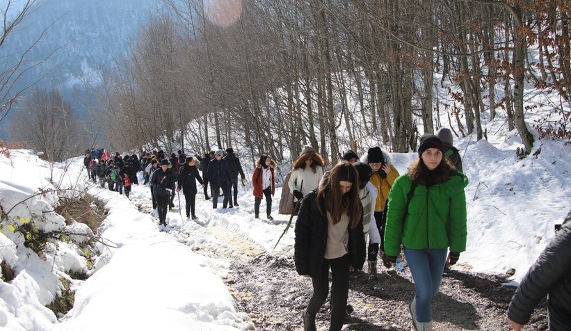 Akyazılı öğrenciler Sarıkamış Şehitleri için yürüdü