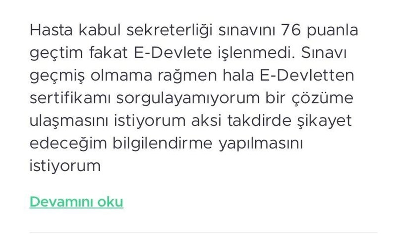 Aldıkları eğitimin sertifikasını göremeyince şikayet yağdırdılar