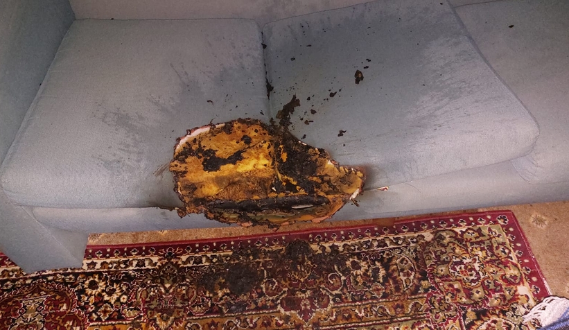 Alev alev yanan depoda kundaklama şüphesi