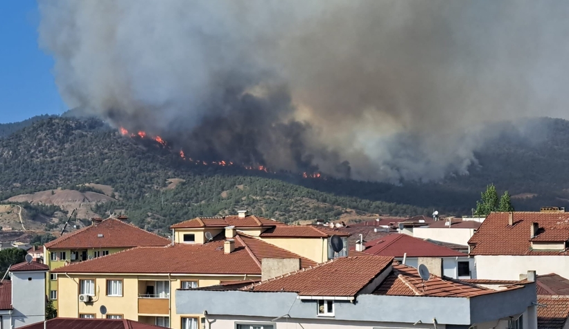 Alevler YHT besleme trafosunu tehdit ediyor