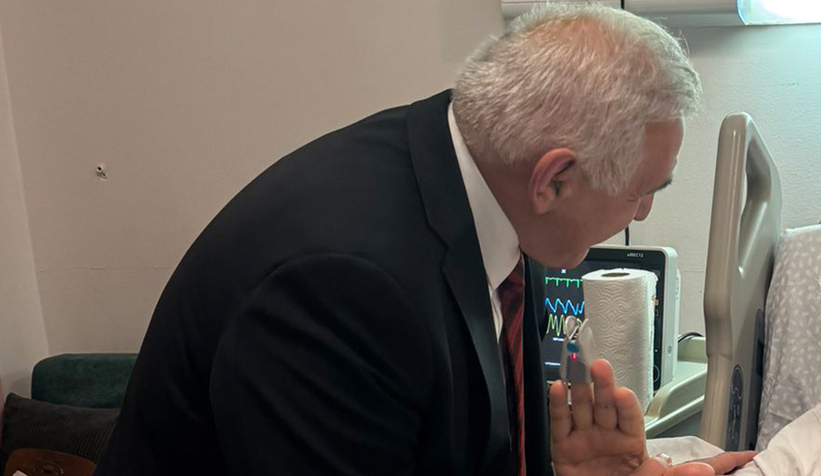 Ali İnci'den Tantan'a geçmiş olsun ziyareti