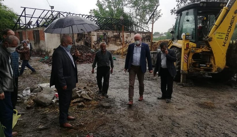 Ali Şener Bayraktar'dan geçmiş olsun ziyareti