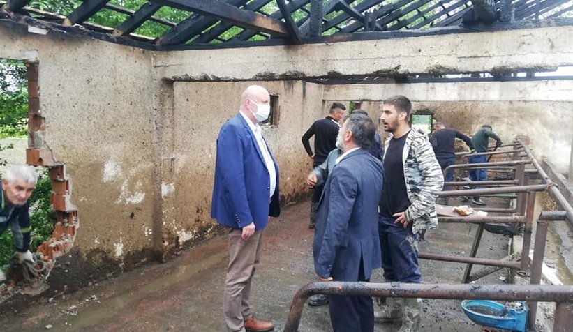 Ali Şener Bayraktar'dan geçmiş olsun ziyareti