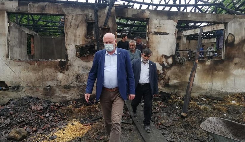 Ali Şener Bayraktar'dan geçmiş olsun ziyareti