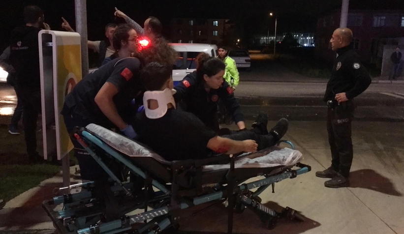 Alkollü sürücüler kaza yaptı: 2 yaralı