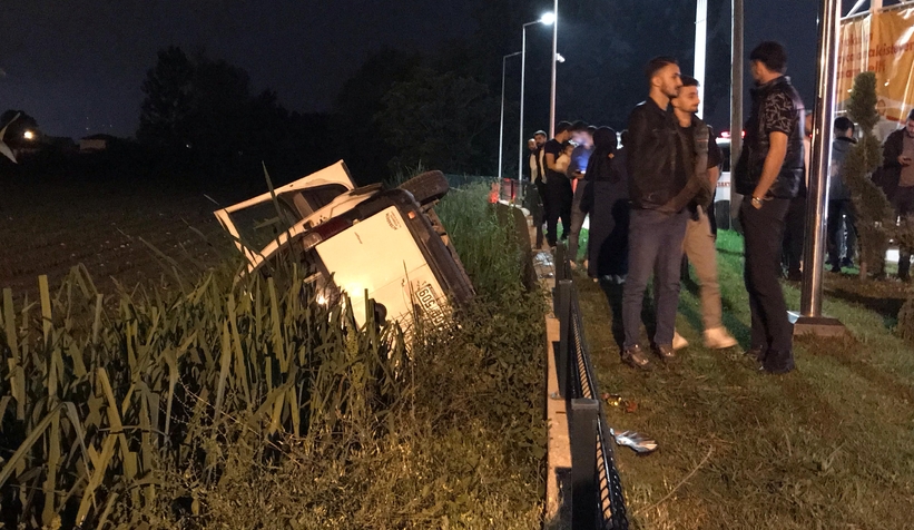 Alkollü sürücüler kaza yaptı: 2 yaralı