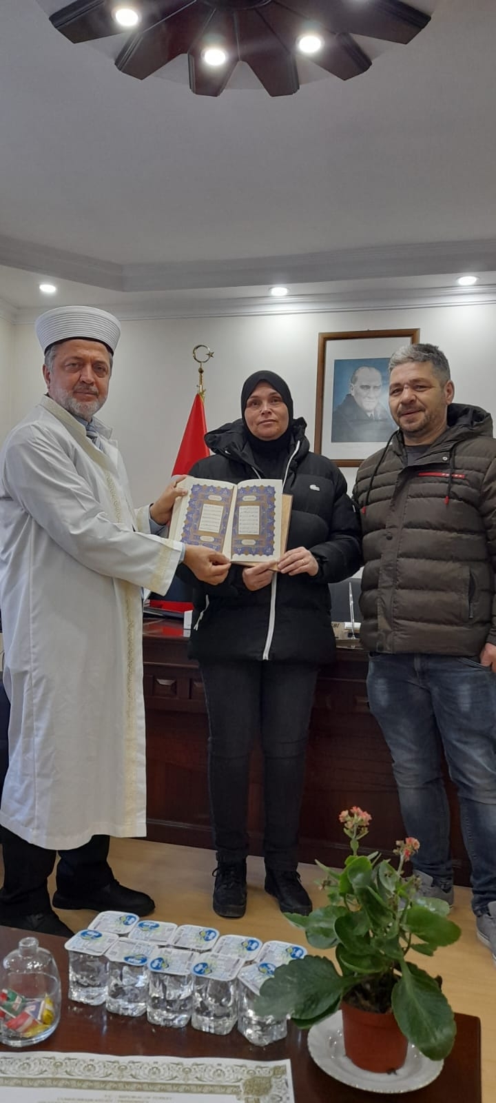 Alman kadın müslüman oldu Leyla ismini aldı