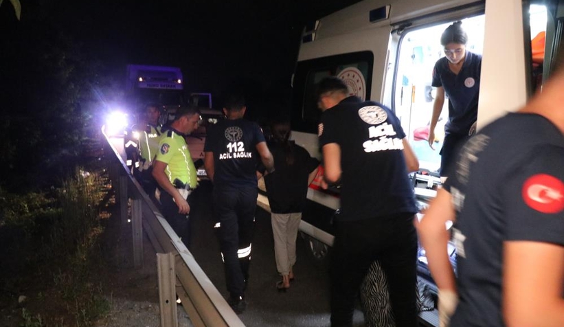 Anadolu Otoyolu’nda ekipleri alarma geçiren kaza